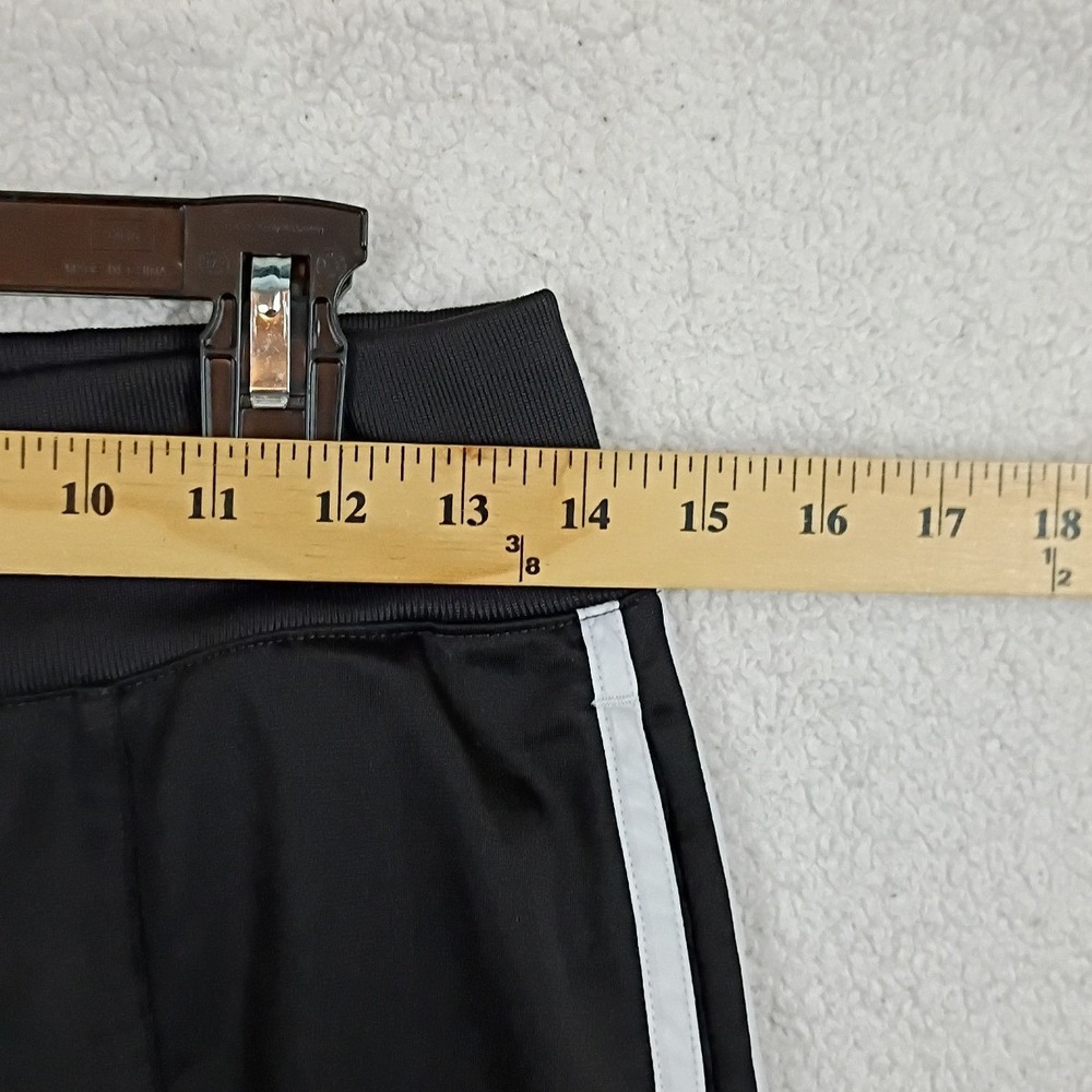 Adidas Track Pants Three Stripe Women S Black Activewear Yoga Gym Pull On - Picture 7 of 11
